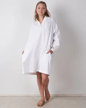 darcy embroidered dress - white