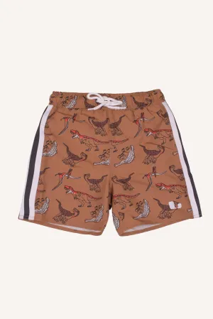 DEXTER BEACH SHORTS - LIGHT BROWN