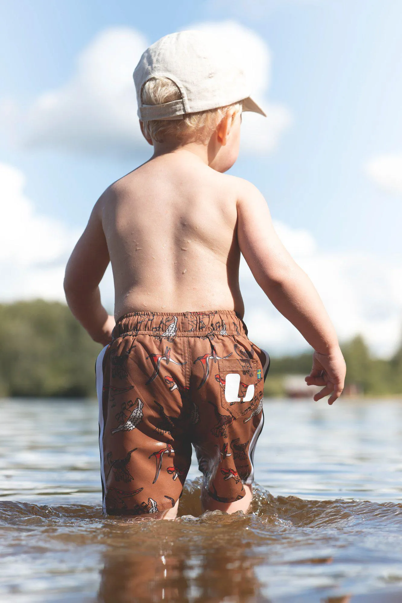 DEXTER BEACH SHORTS - LIGHT BROWN
