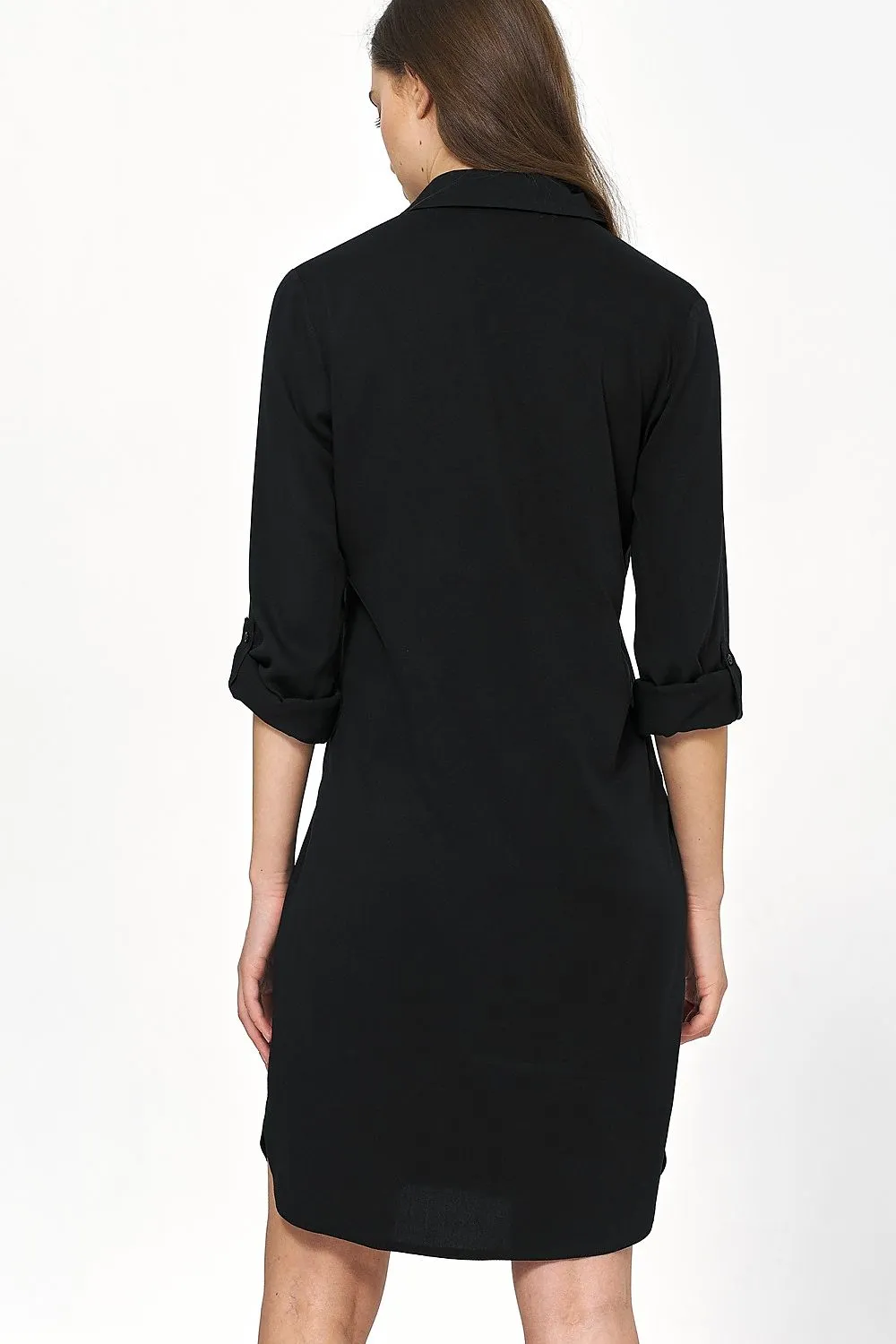 Draped Oversized Viscose Daydress