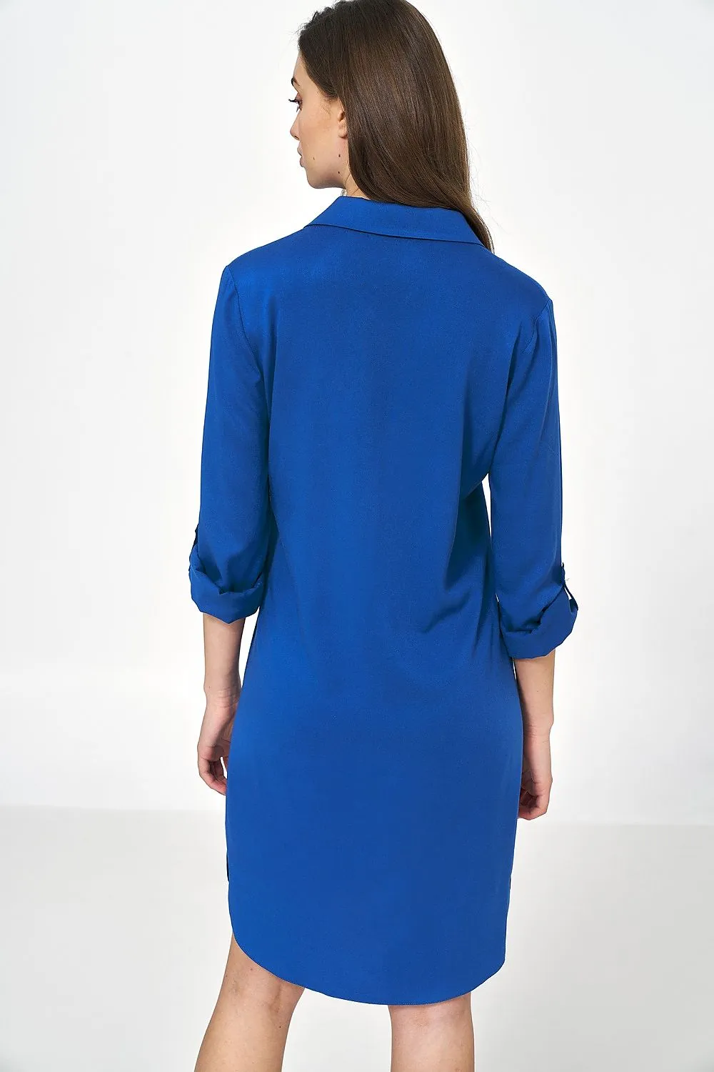 Draped Oversized Viscose Daydress