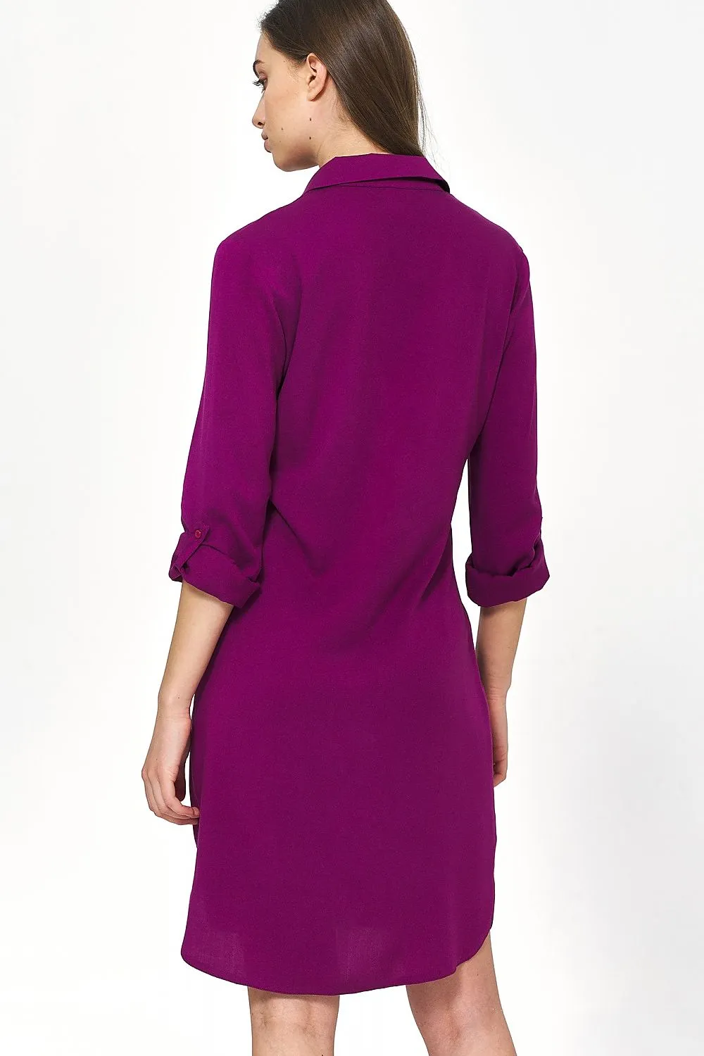 Draped Oversized Viscose Daydress