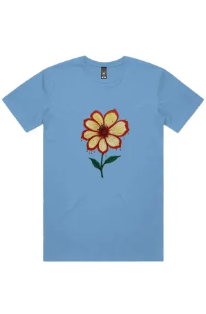 Dripping Flower Short Sleeve Staple T-Shirt