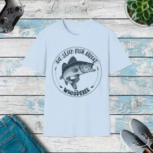 Eat Sleep Fish Unisex Tee for Ultimate Fishing Fun