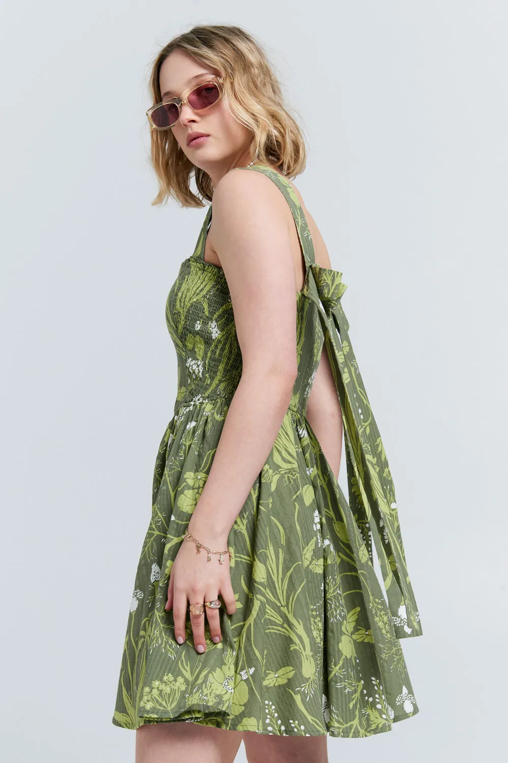 Eden Mini Dress Green