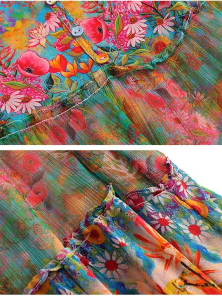 Eira - Floral Boho Dress