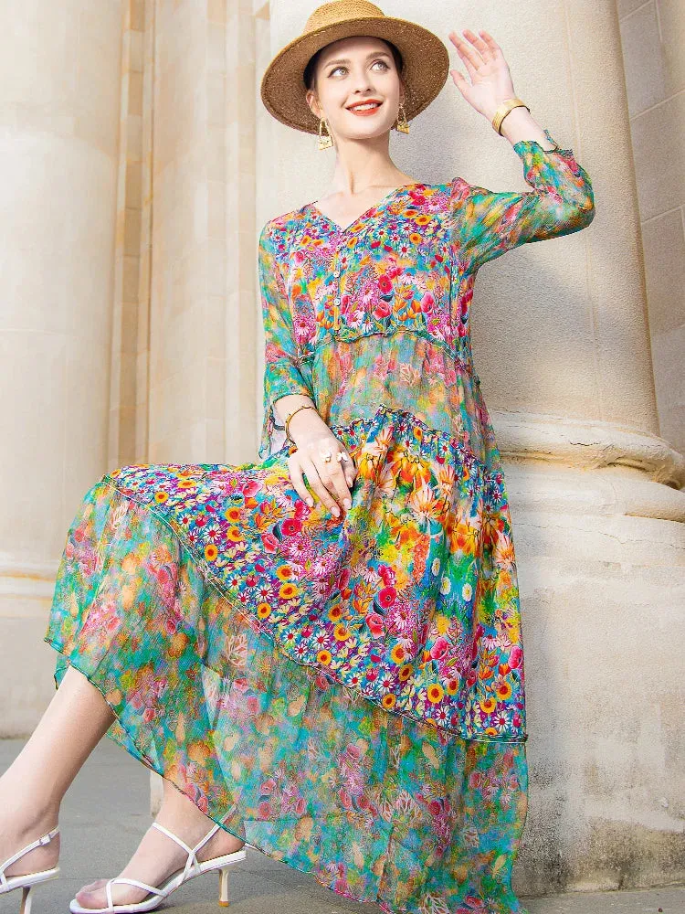 Eira - Floral Boho Dress