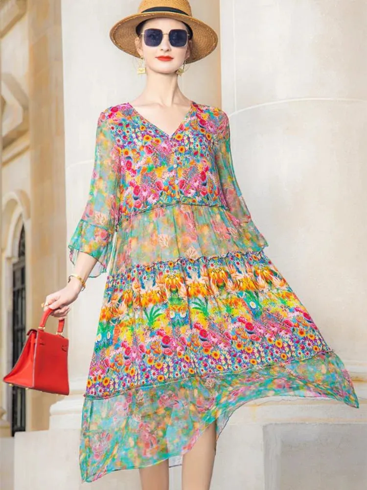 Eira - Floral Boho Dress