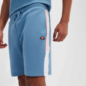 Ellesse Turi Jogger Sweat Short In Dark Blue & Pink