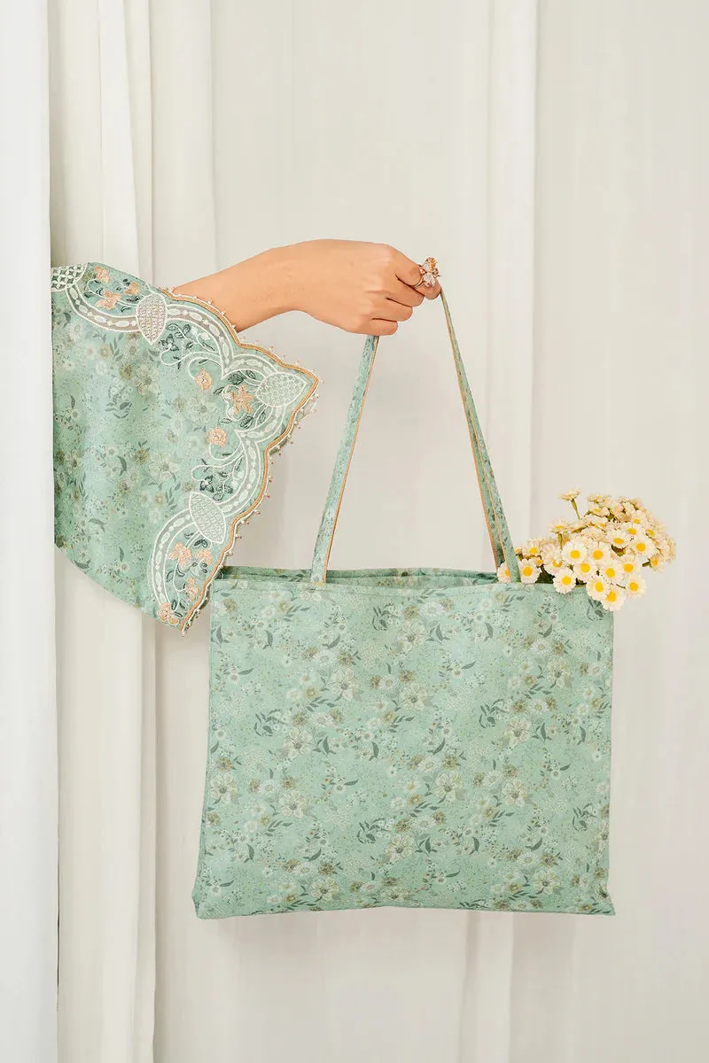 EMBROIDERED VISCOSE SILK