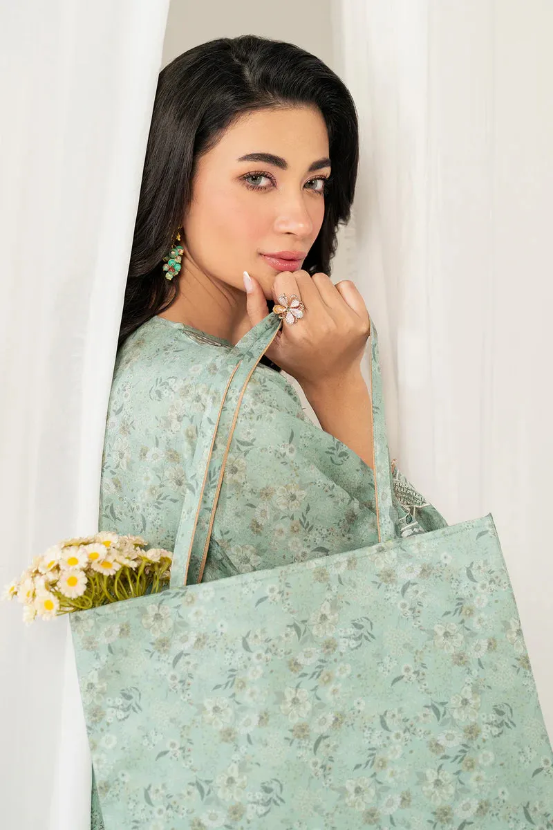 EMBROIDERED VISCOSE SILK