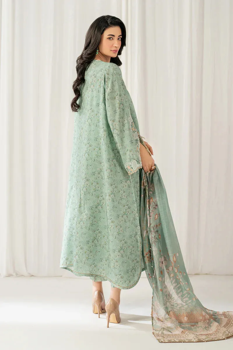 EMBROIDERED VISCOSE SILK