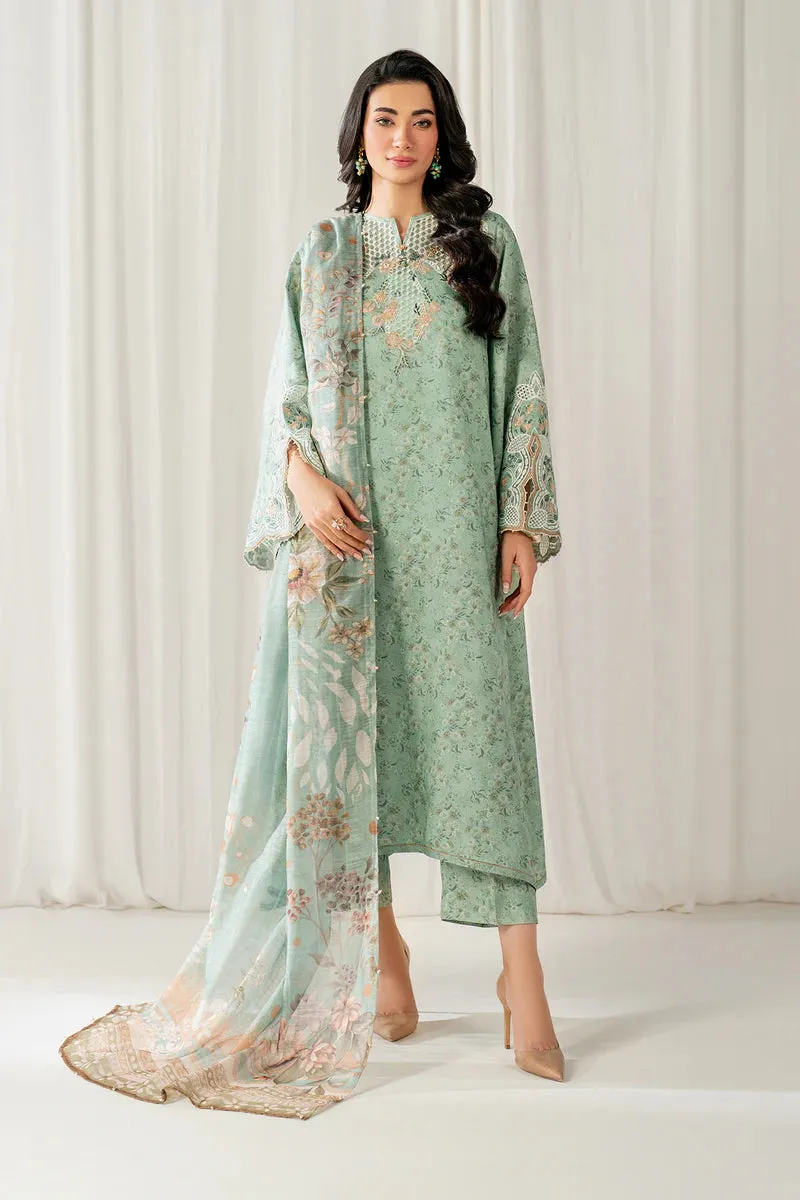 EMBROIDERED VISCOSE SILK