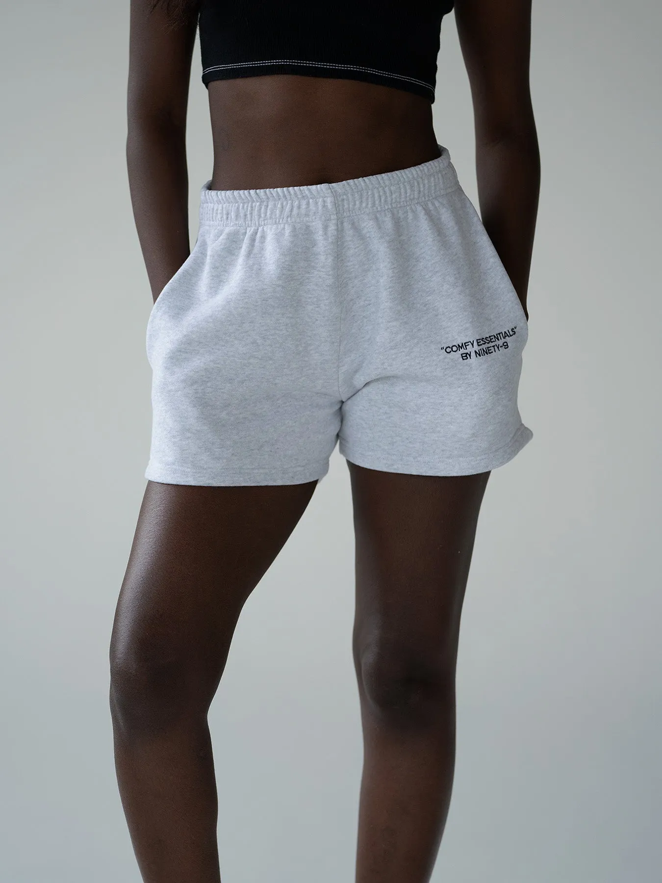 ESSENTIALS - Shorts  •  Light Grey