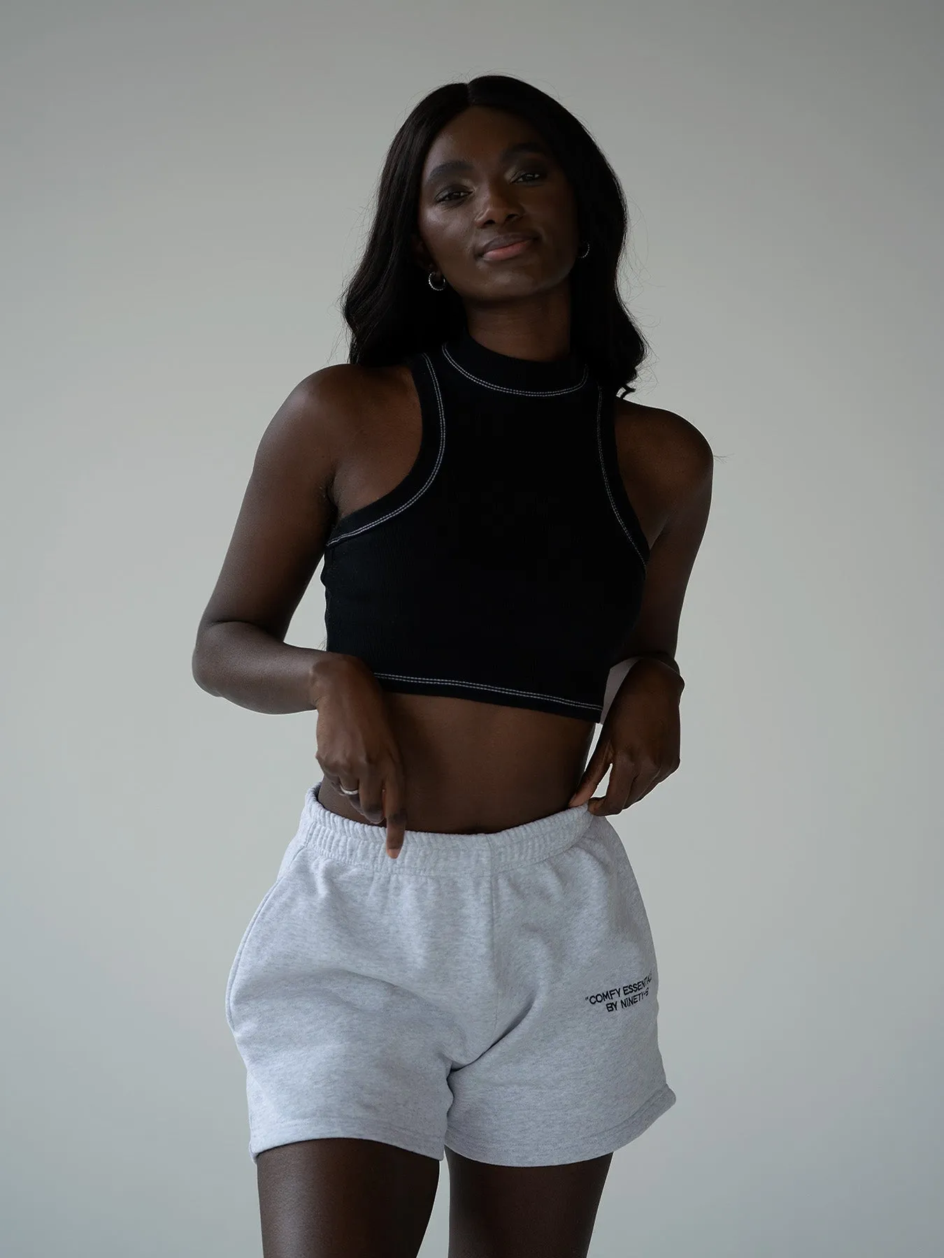 ESSENTIALS - Shorts  •  Light Grey