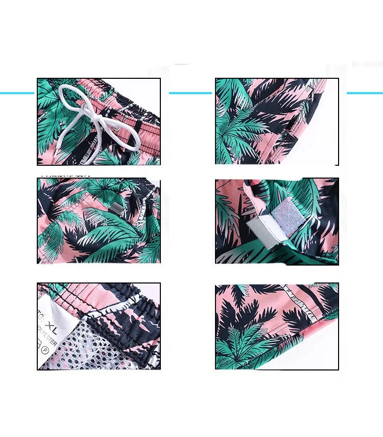 European And American Swimming Trunks Printed Amazon Large Casual