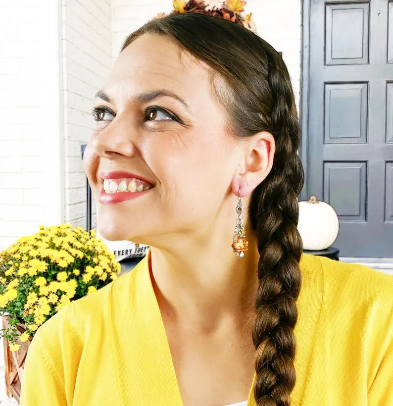 Falling Leaves, Autumn Earrings