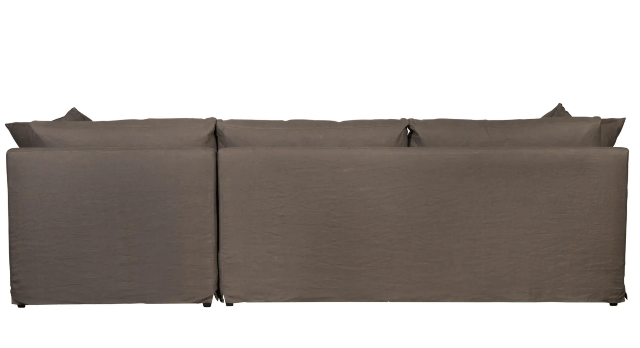 Fiji Sectional 121in x 68in w/Chaise in Logan Steel- FLOOR SAMPLE