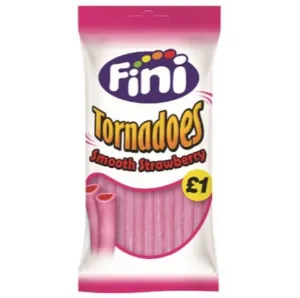Fini Tornadoes Smooth Strawberry Pencils 150g