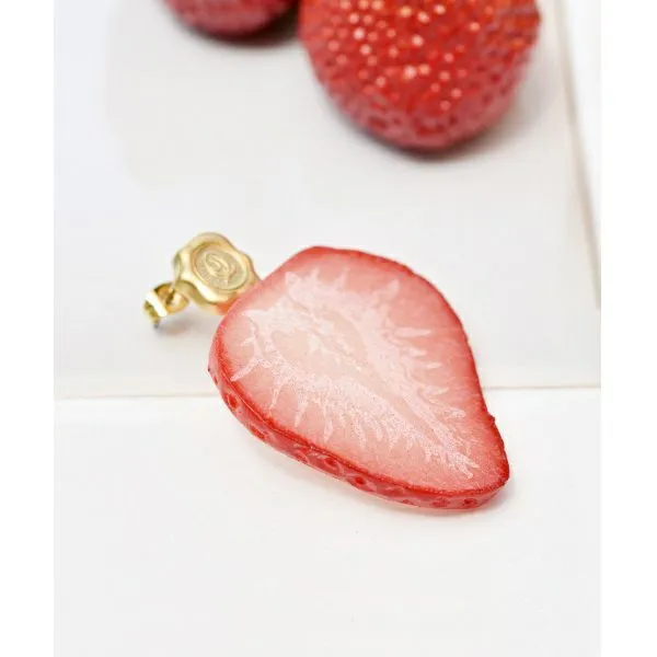 Fresh Strawberry Earrings