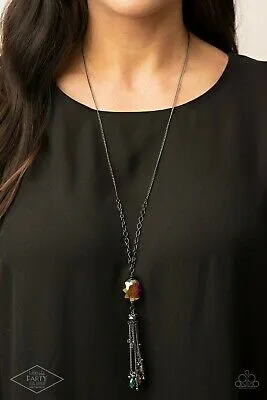Fringe Flavor - Multi Oil Spill Necklace