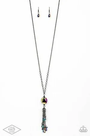 Fringe Flavor - Multi Oil Spill Necklace