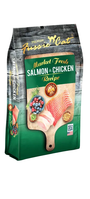 Fussie Cat Dry Market Fresh Salmon & Chicken Cat Food
