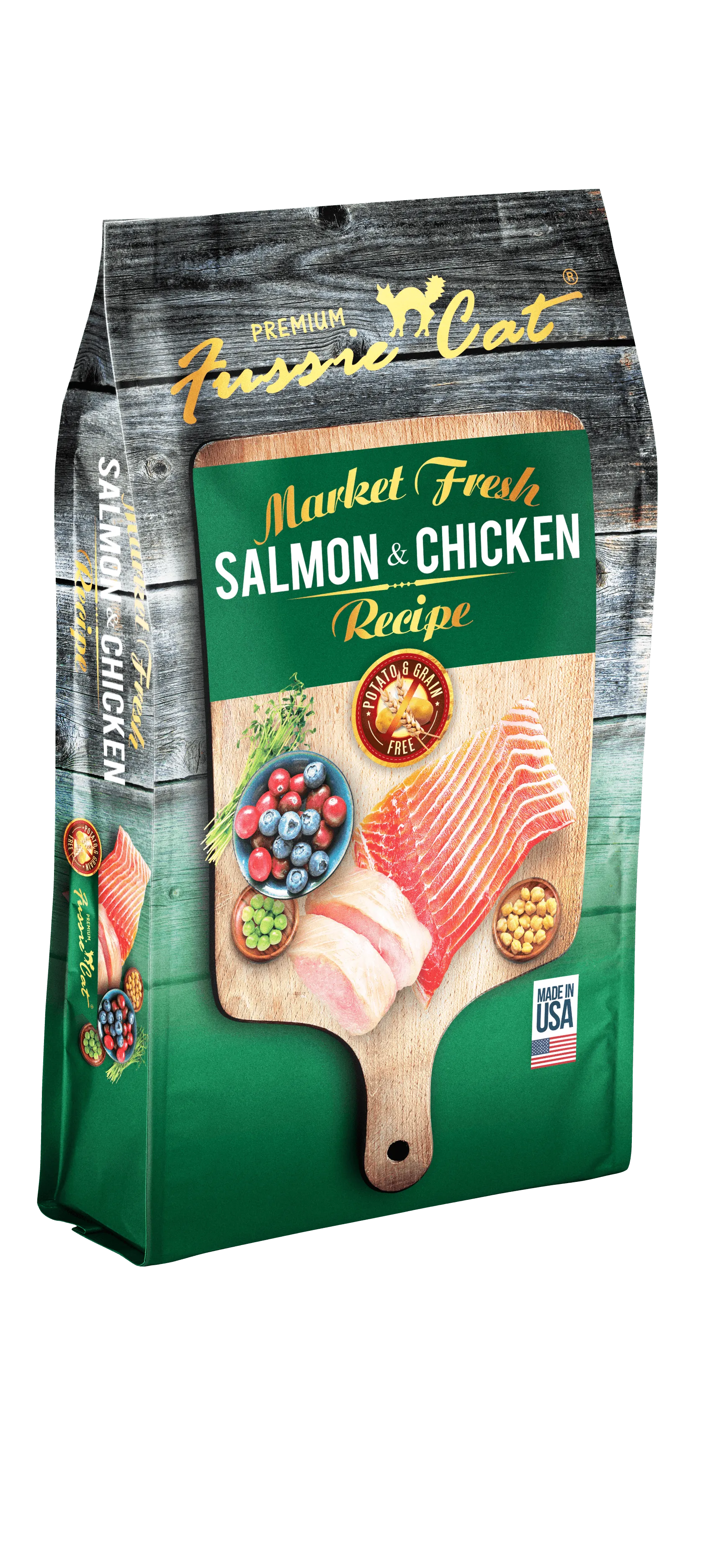 Fussie Cat Dry Market Fresh Salmon & Chicken Cat Food