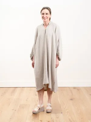 gauze dress - stone