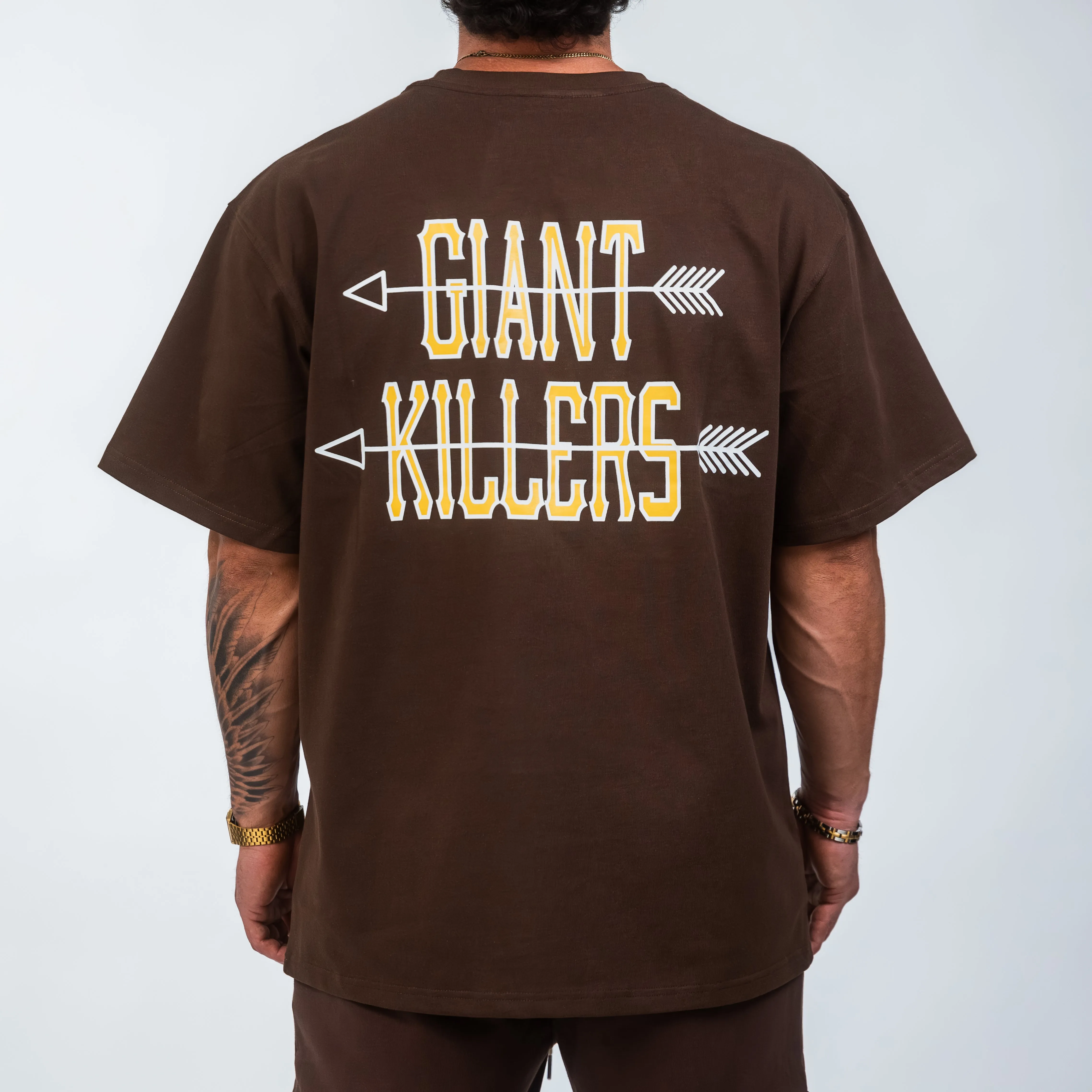 Giant Killers Brown/Yellow Tee