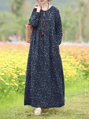 Giorgia | Vintage Floral Printed Dress