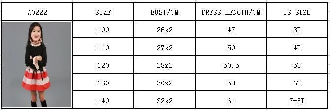 Girls Striped Dresses Baby Girl Dress Kids Clothes Party Wear Toddler Dresses For Children Clothes