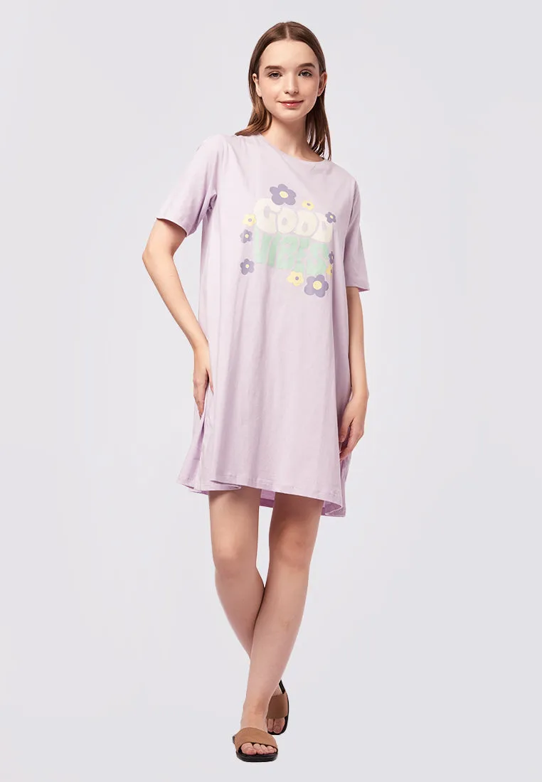 Graphic Mini Lounge Dress