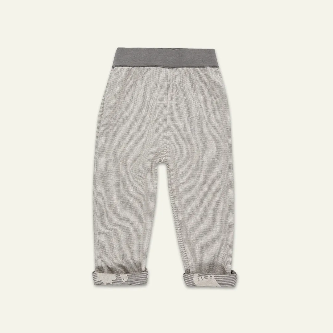 Grey Dinosaur Print Joggers