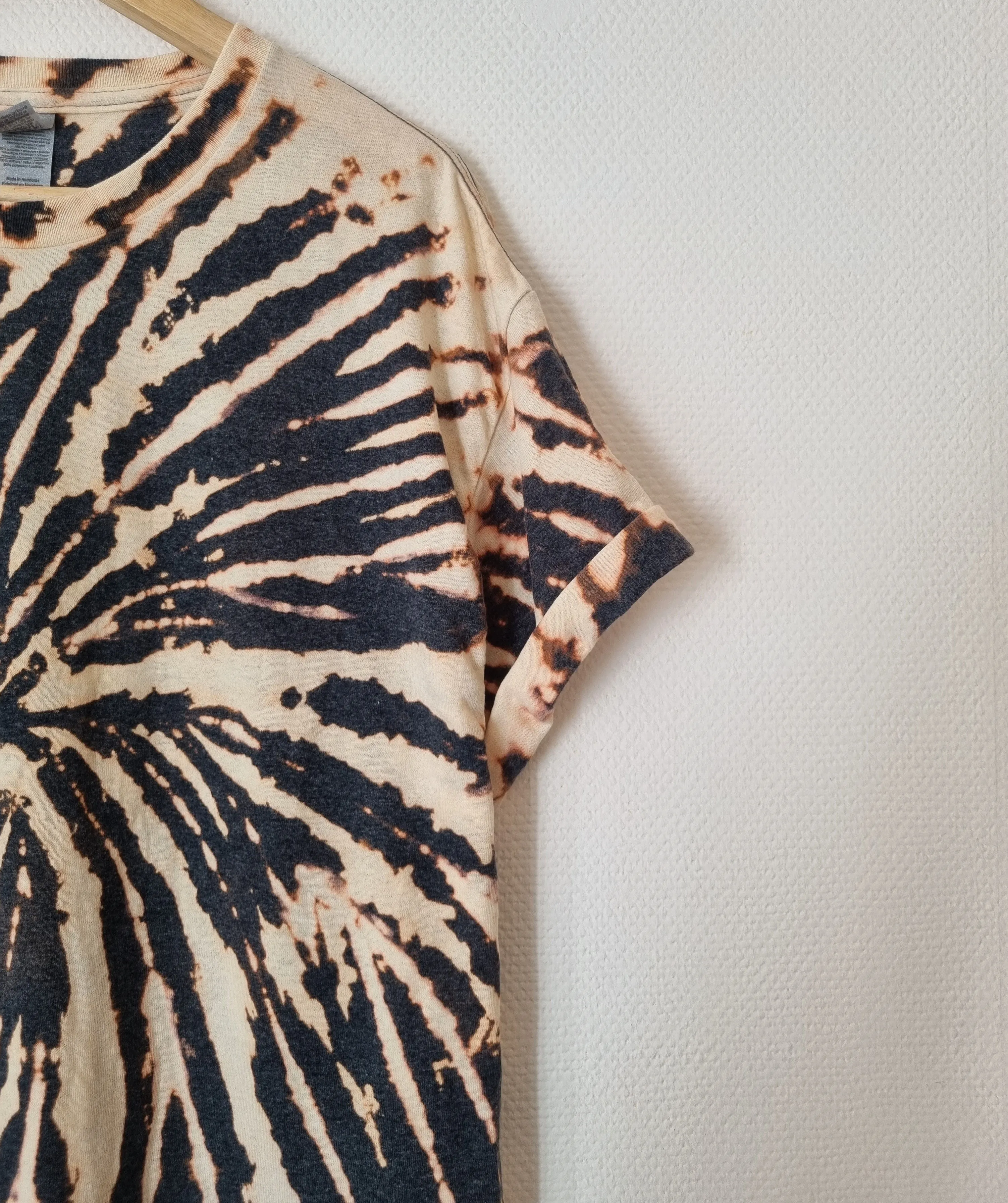 Hand Designed Soft Bleach Tie-Dye Shirt