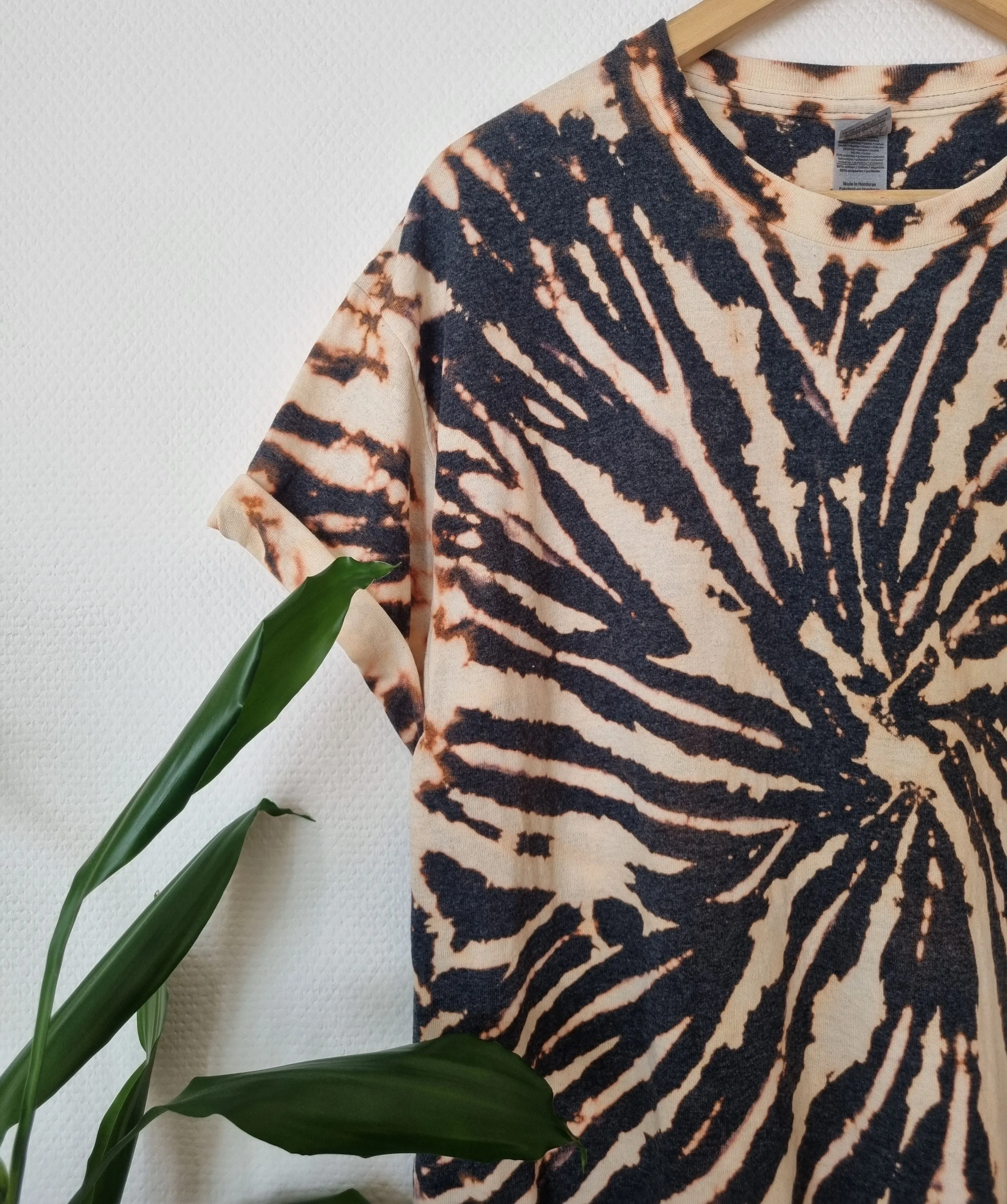 Hand Designed Soft Bleach Tie-Dye Shirt
