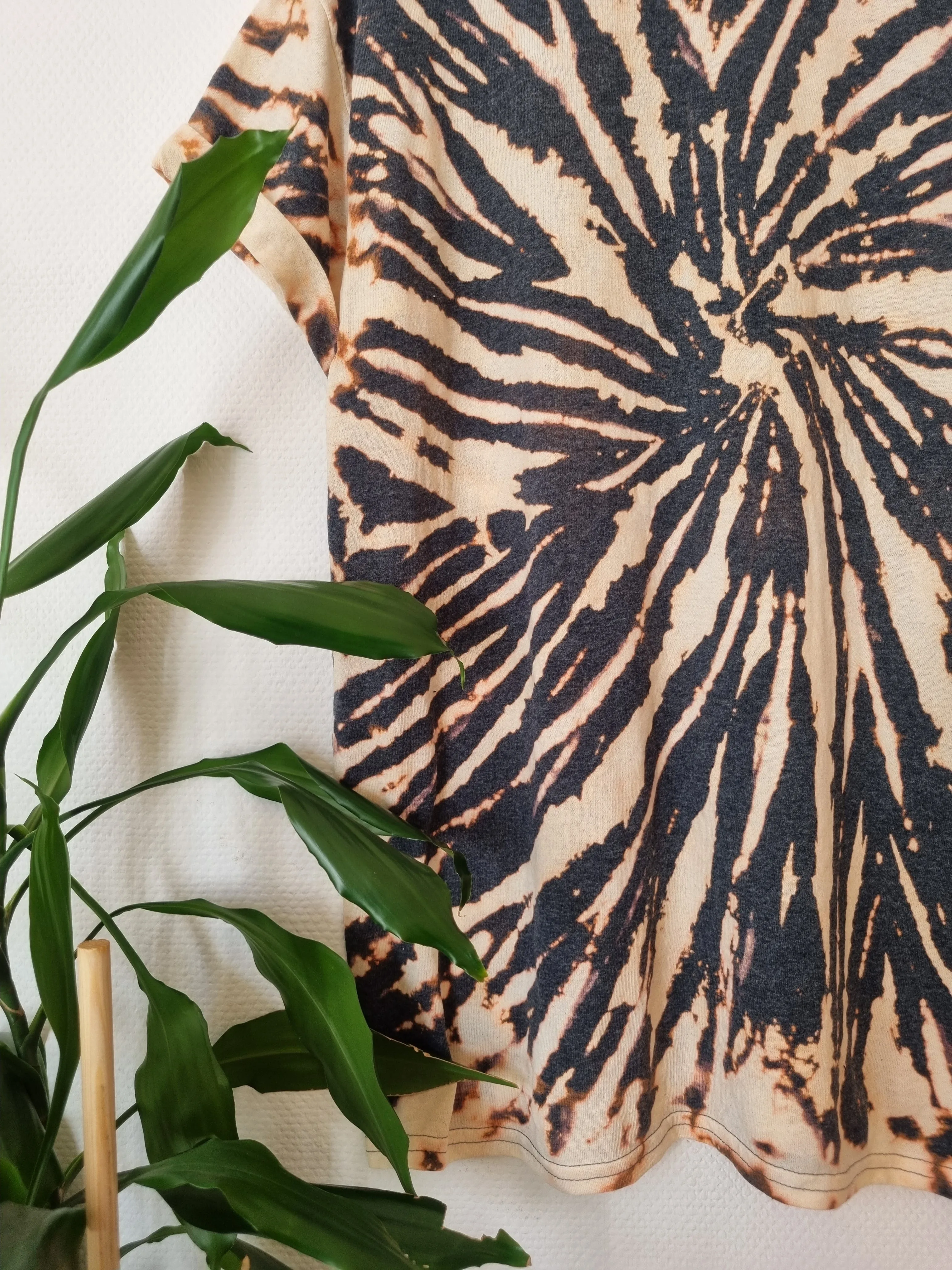 Hand Designed Soft Bleach Tie-Dye Shirt