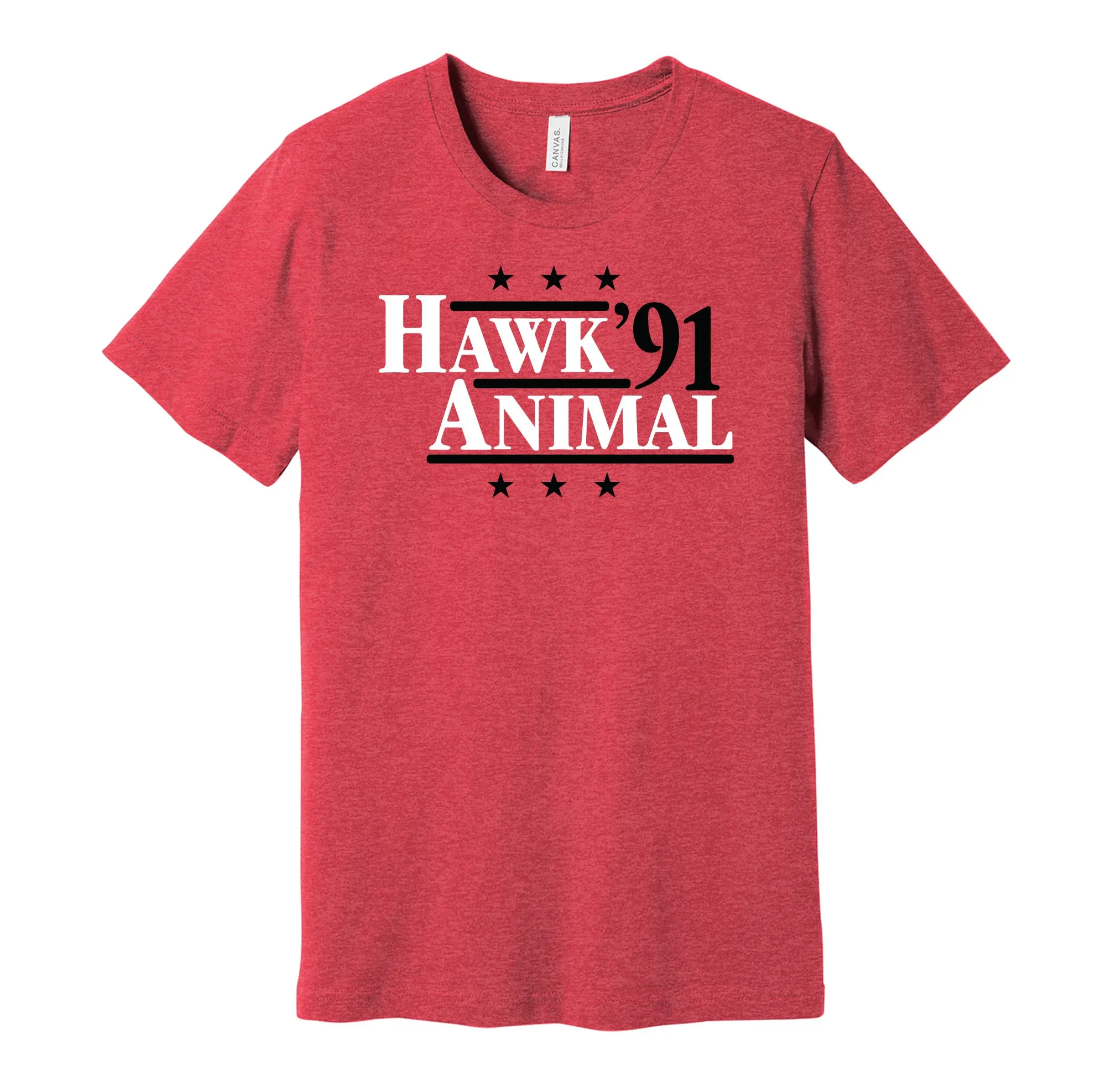 Hawk & Animal '91 - Wrestling Tag Team Legends Political Campaign Parody T-Shirt - Hyper Than Hype Shirts
