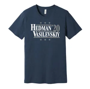 Hedman & Vasilevskiy '20 - Tampa Bay Hockey Political Campaign Parody T-Shirt - Hyper Than Hype Shirts