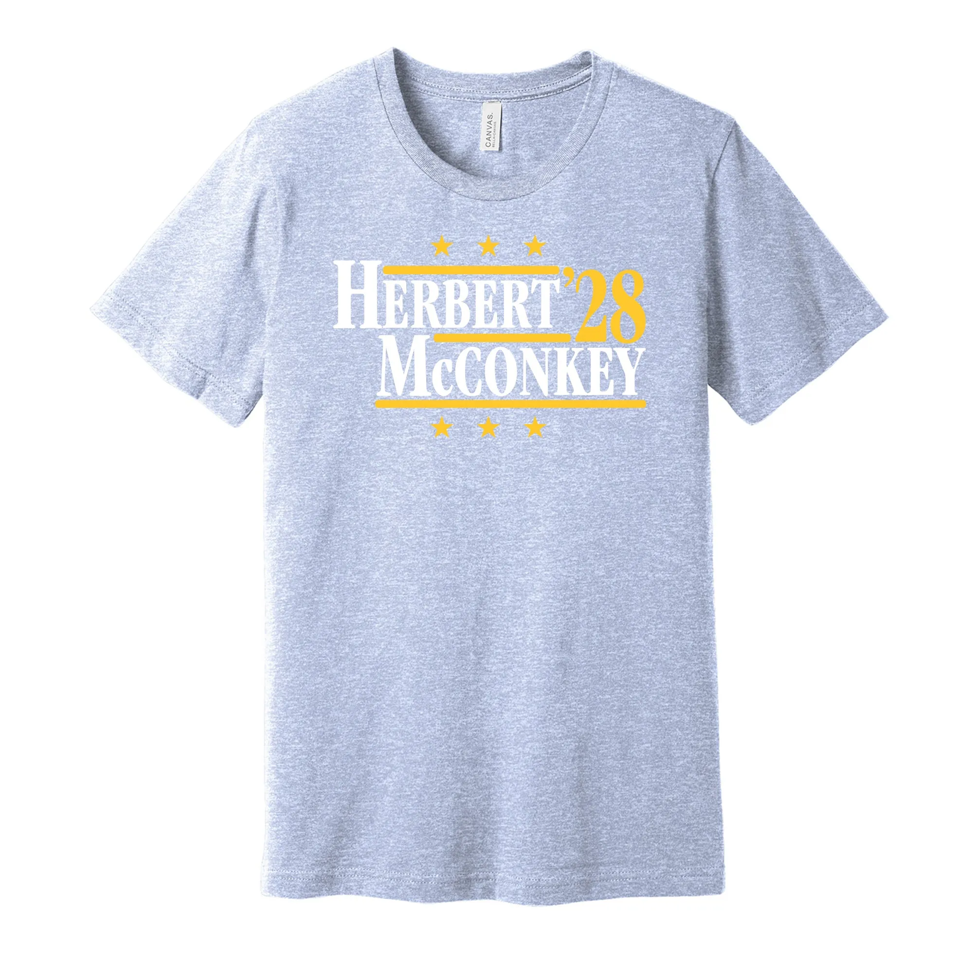 Herbert & McConkey '28 - Los Angeles Football Legends Political Campaign Parody T-Shirt - Hyper Than Hype Shirts