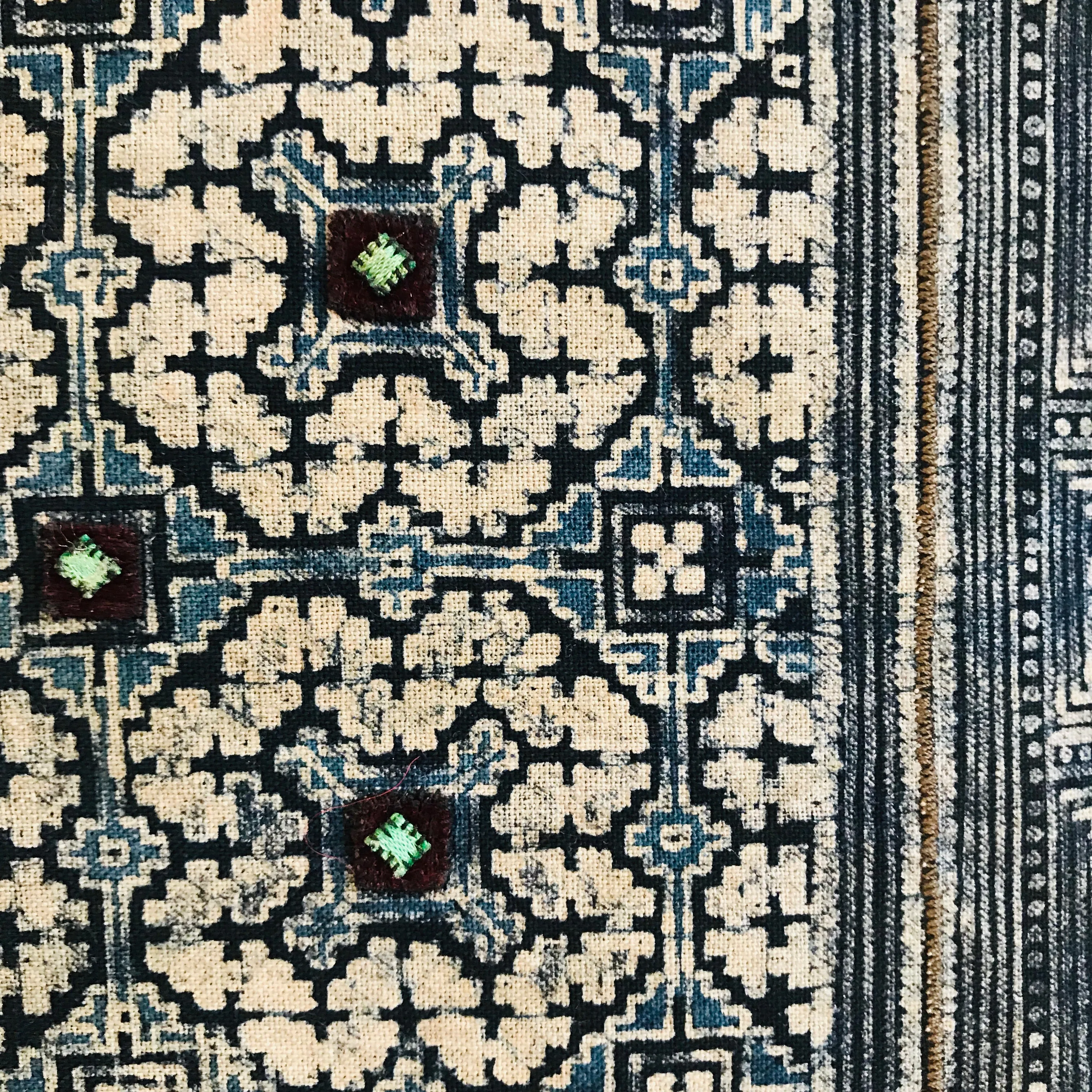 H’Mong Indigo Pillow