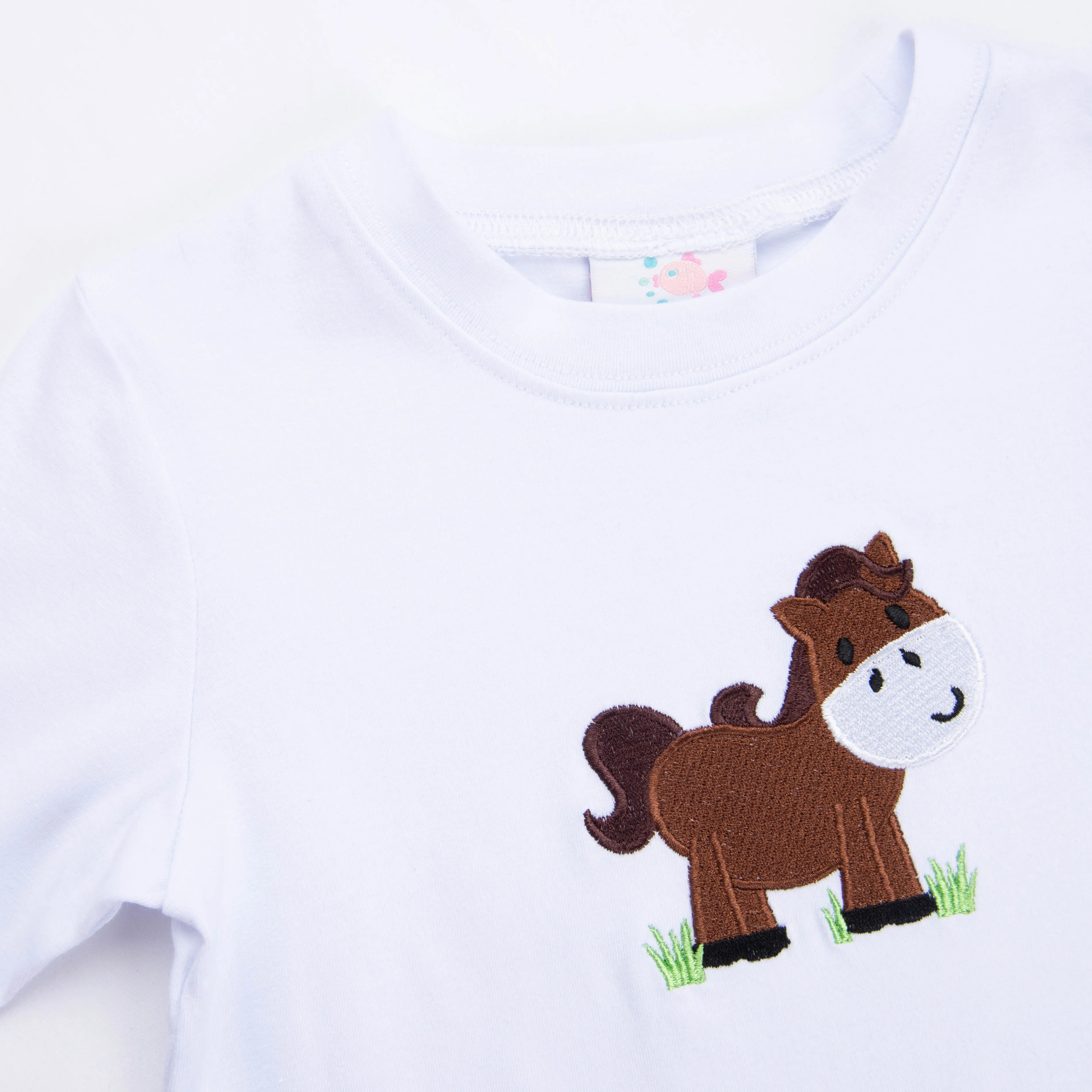 Hold Your Horses Shirt, White