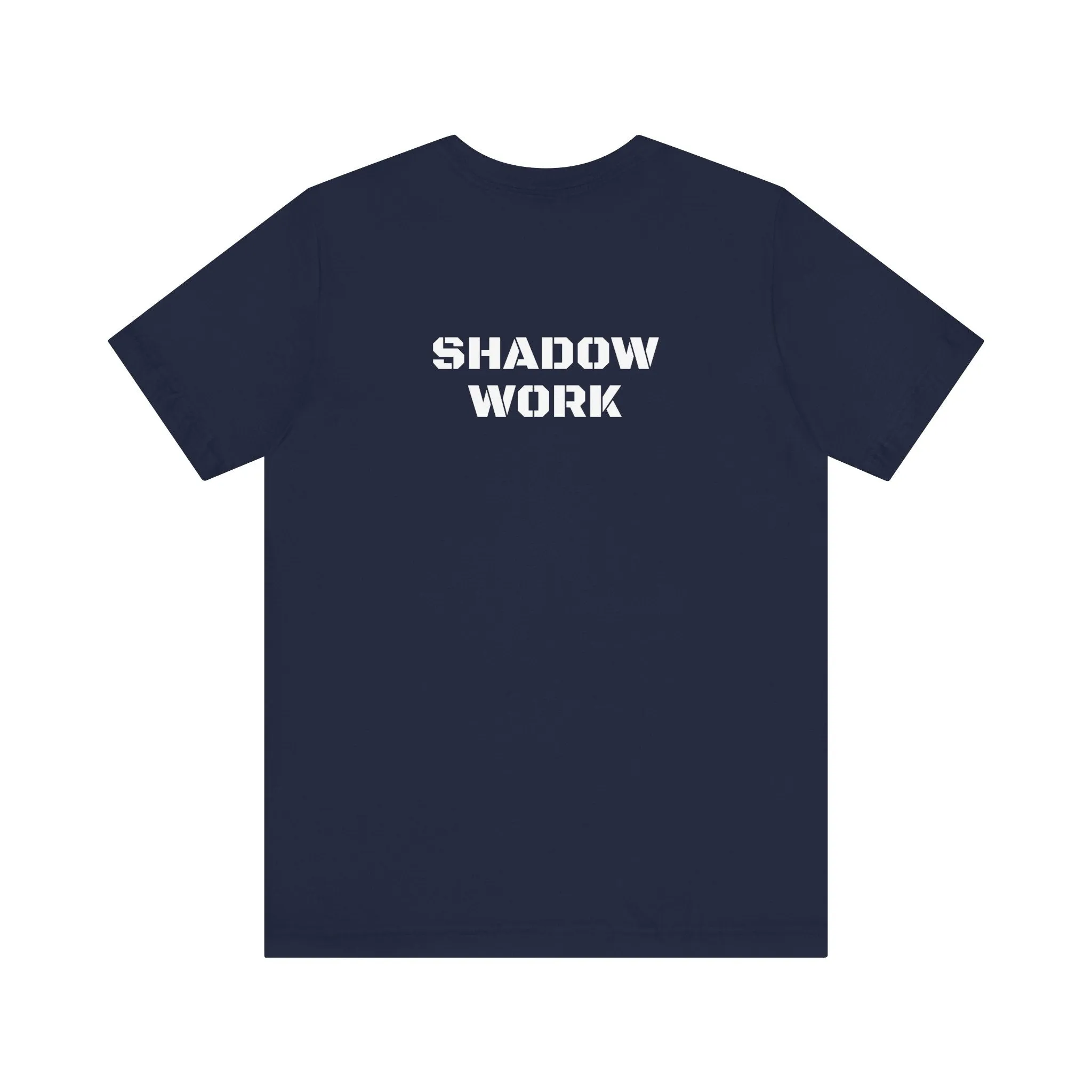 Inspirational Gym Shirts for Men - Motivation for Your Workout - SHADOW WORK - Back