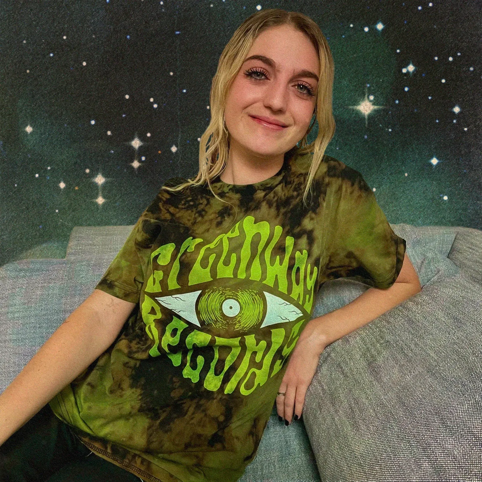 INVERSE vEYEnyl Tie Dye T-Shirt