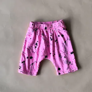 Ivan-Splatter Shorts | Pink