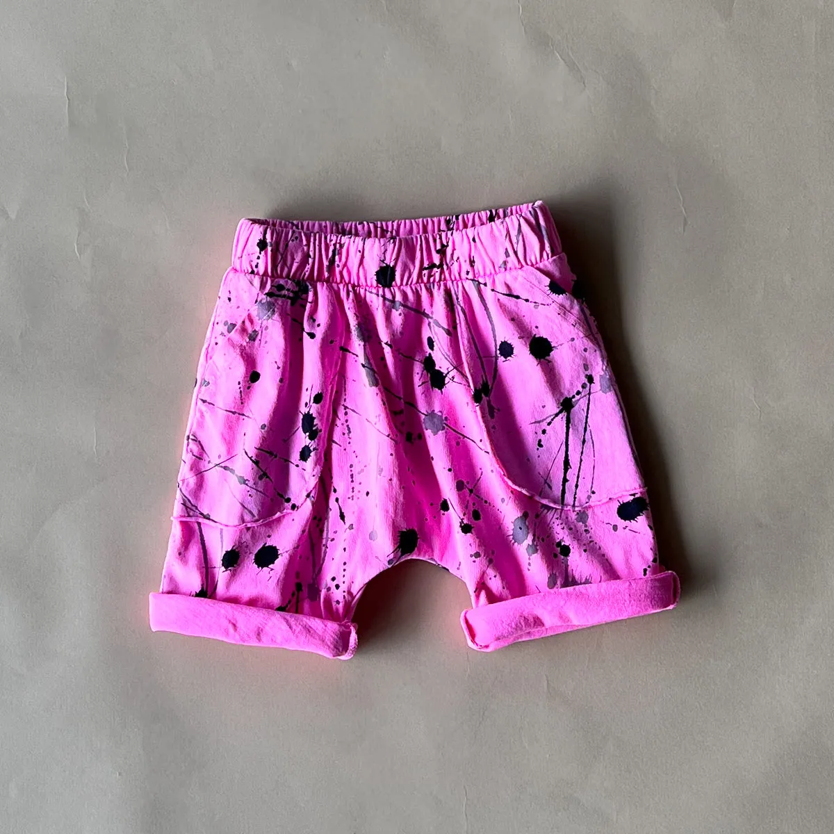 Ivan-Splatter Shorts | Pink