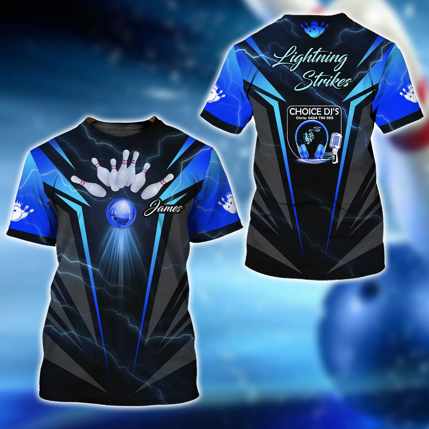 James Lightning Strikes Team 3D Shirt - QB95