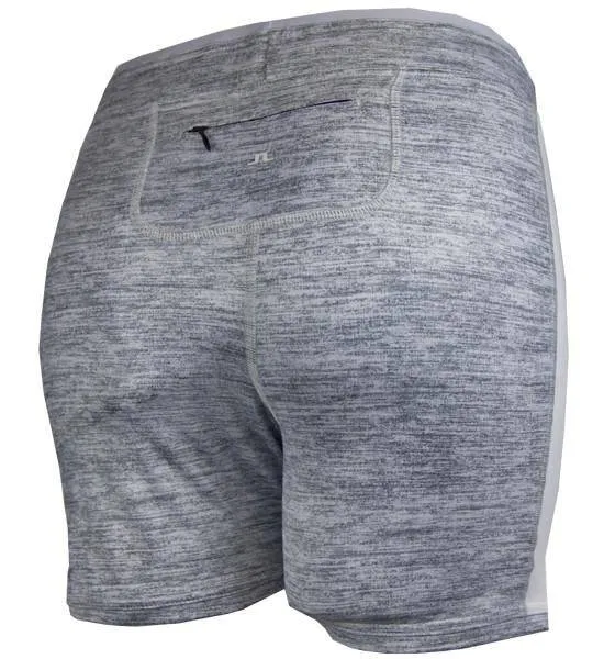 J.Lindeberg Womens Gaby Compression Poly Shorts - Grey Melange