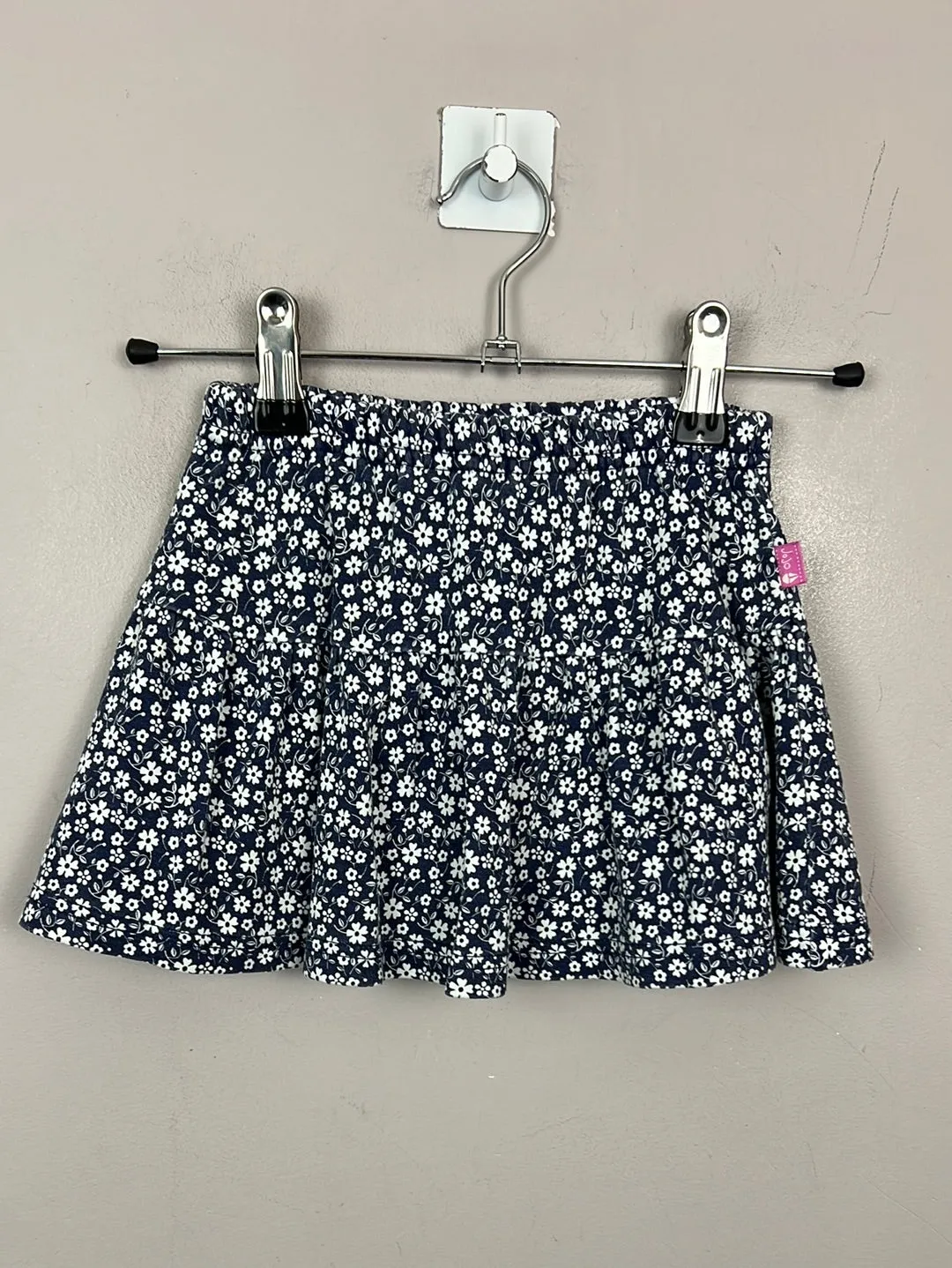 Jojo Maman Bebe ditsy navy skort 6-12m
