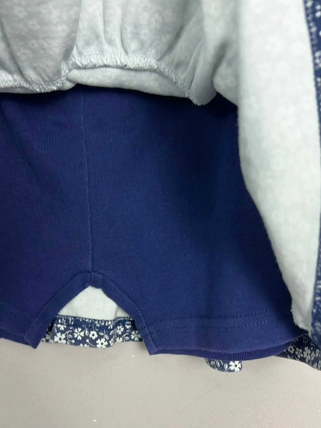 Jojo Maman Bebe ditsy navy skort 6-12m